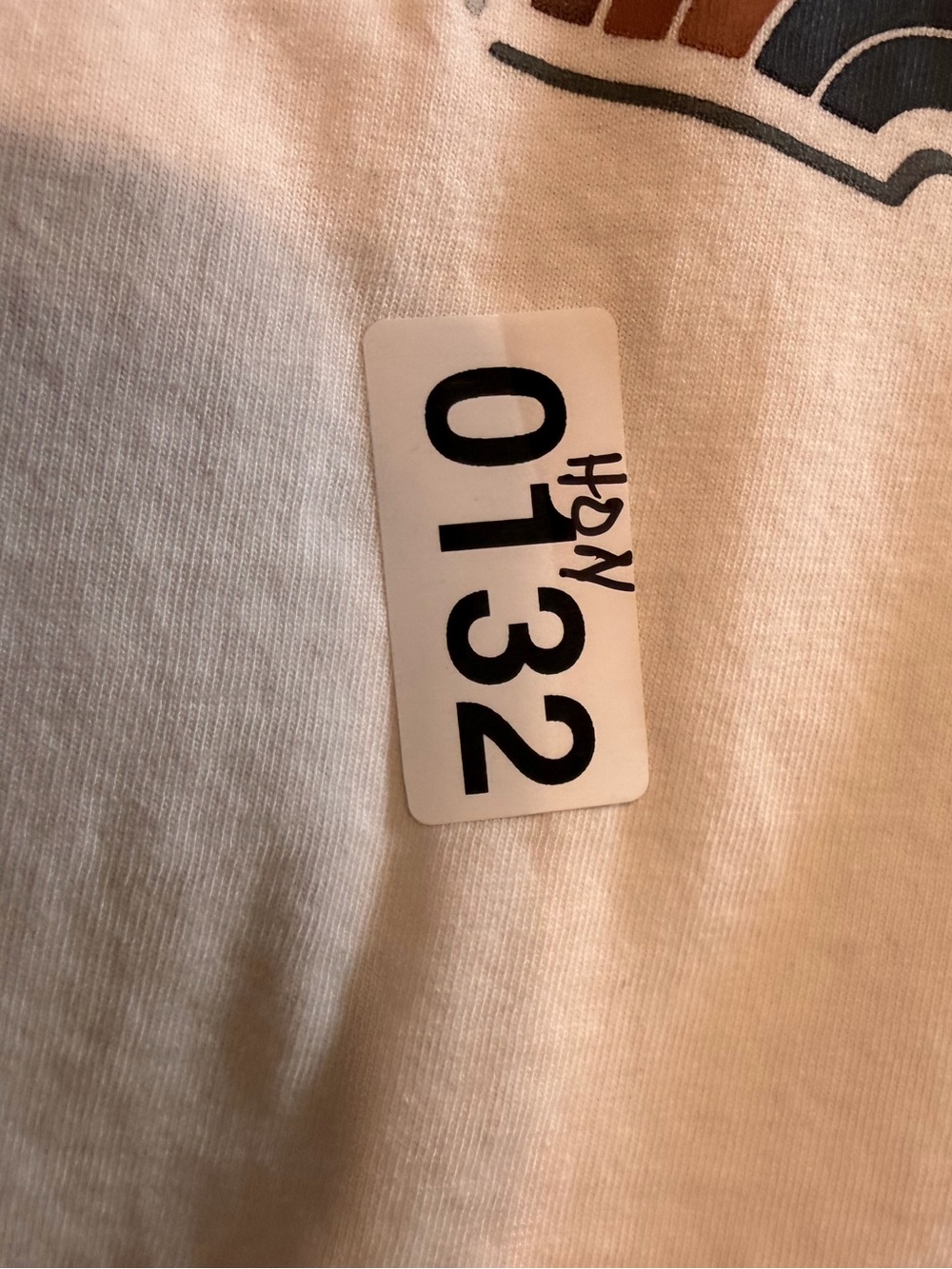 Champion White Short Sleeve Pocket Tee with Orange Longhorn Logo - Picture 6 of 6